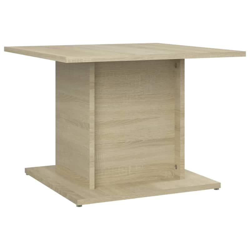 vidaXL Coffee Table End Table Sofa Table Living Room Furniture Engineered Wood - 21.9"x21.9"x15.7"