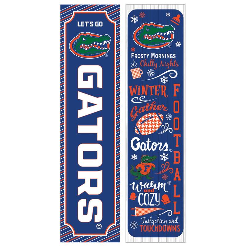 47" Double Sided Seasonal Porch Leaner, University of Florida - 47" x 11.25"