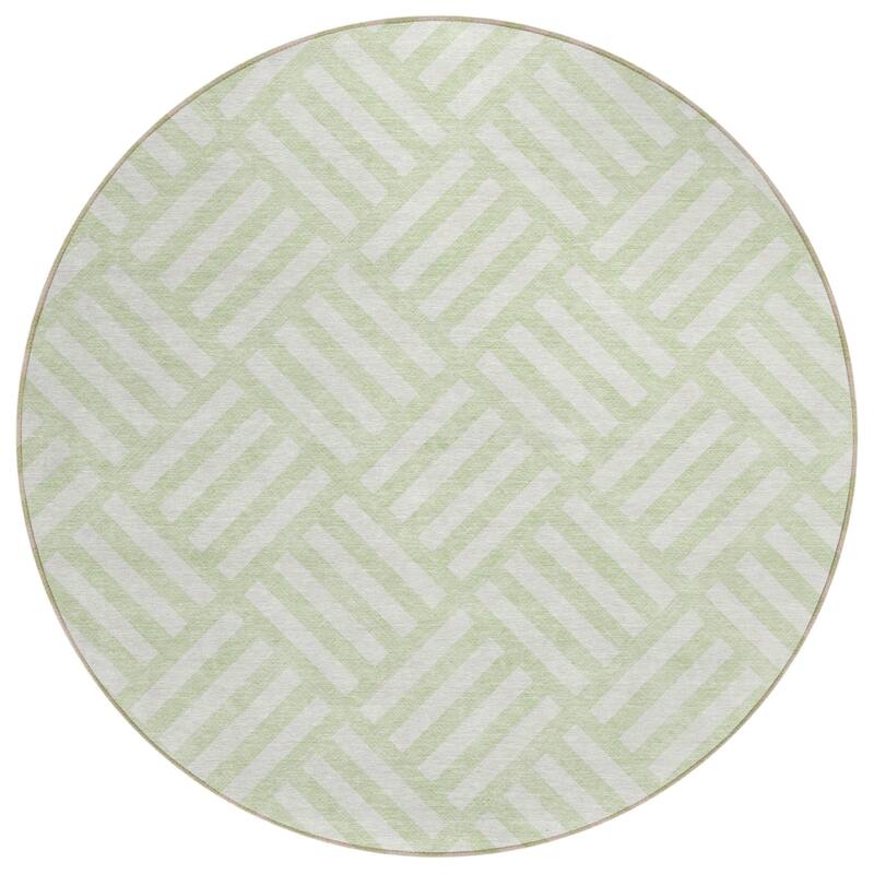 HomeRoots Geometric Transitional Rectangle Outdoor Rug