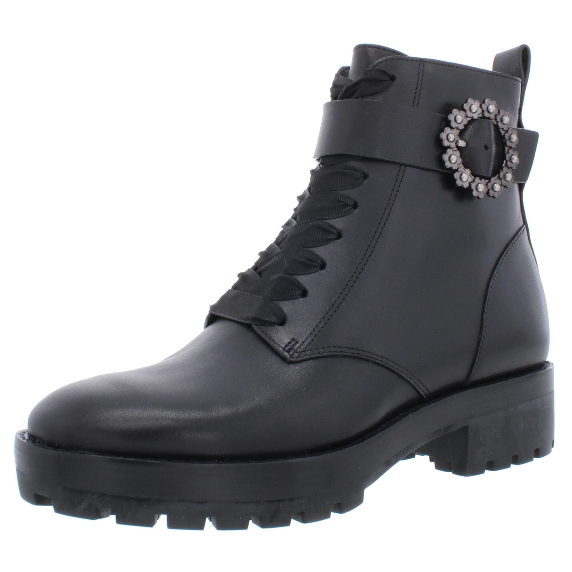 michael michael kors ryder leather ankle boot