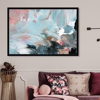 Oliver Gal 'Dreaming in Colors' Abstract Wall Art Framed Print Paint ...
