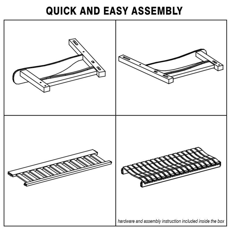 Cambridge Casual Alston Traditional Mahogany Wood Porch Swing