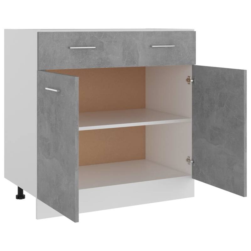 vidaXL Kitchen Cabinet Storage Cupboard Under Sink Organizer Engineered Wood