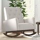 preview thumbnail 5 of 8, Westham Modern Indoor Nursery Rocking Armchair for Bedroom and Livingroom
