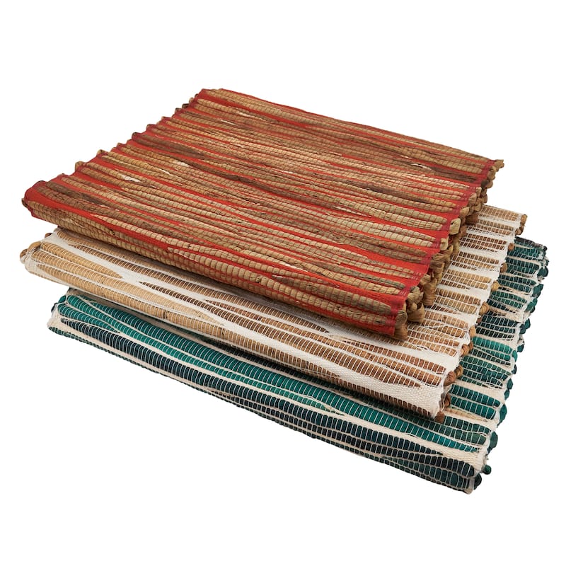 Long Table Runner With Water Hyacinth Design