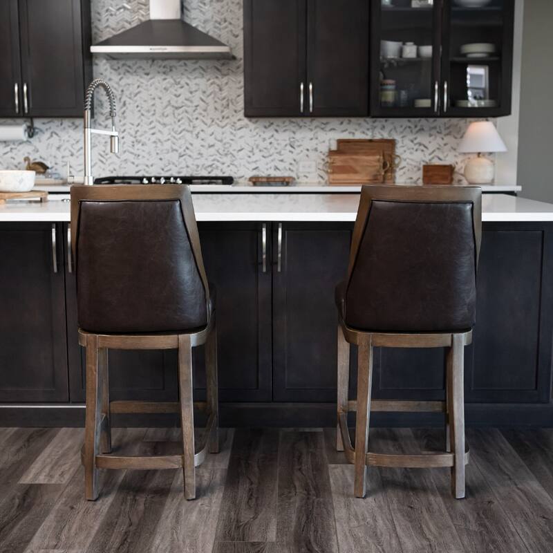Maven Lane Vienna Swivel Kitchen Stool