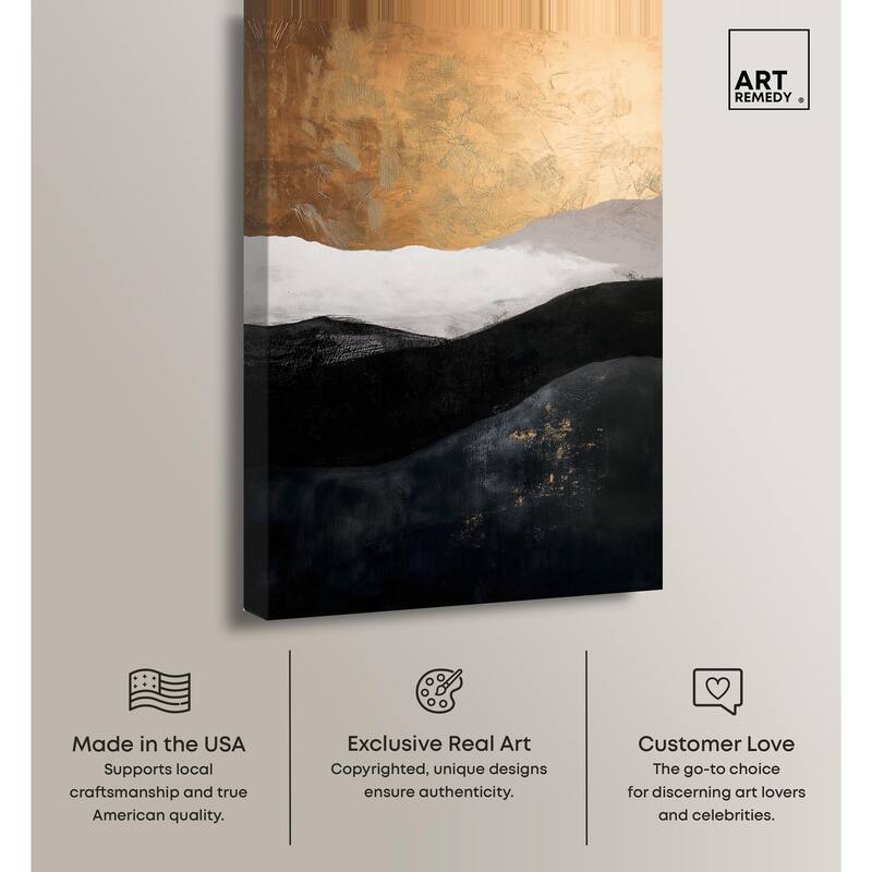 Golden Vista I Canvas by Art Remedy, Gallery Wrapped