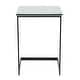 preview thumbnail 9 of 13, Porch & Den Birchshire Stainless Steel/ Glass End Table