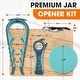 preview thumbnail 3 of 5, Cheer Collection Jar Opener Kit Versatile 4 Piece Set for Easy Lid and Bottle Opening