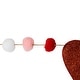 preview thumbnail 3 of 4, 5' Glittered "Love" Valentine's Day Wall Banner Decoration