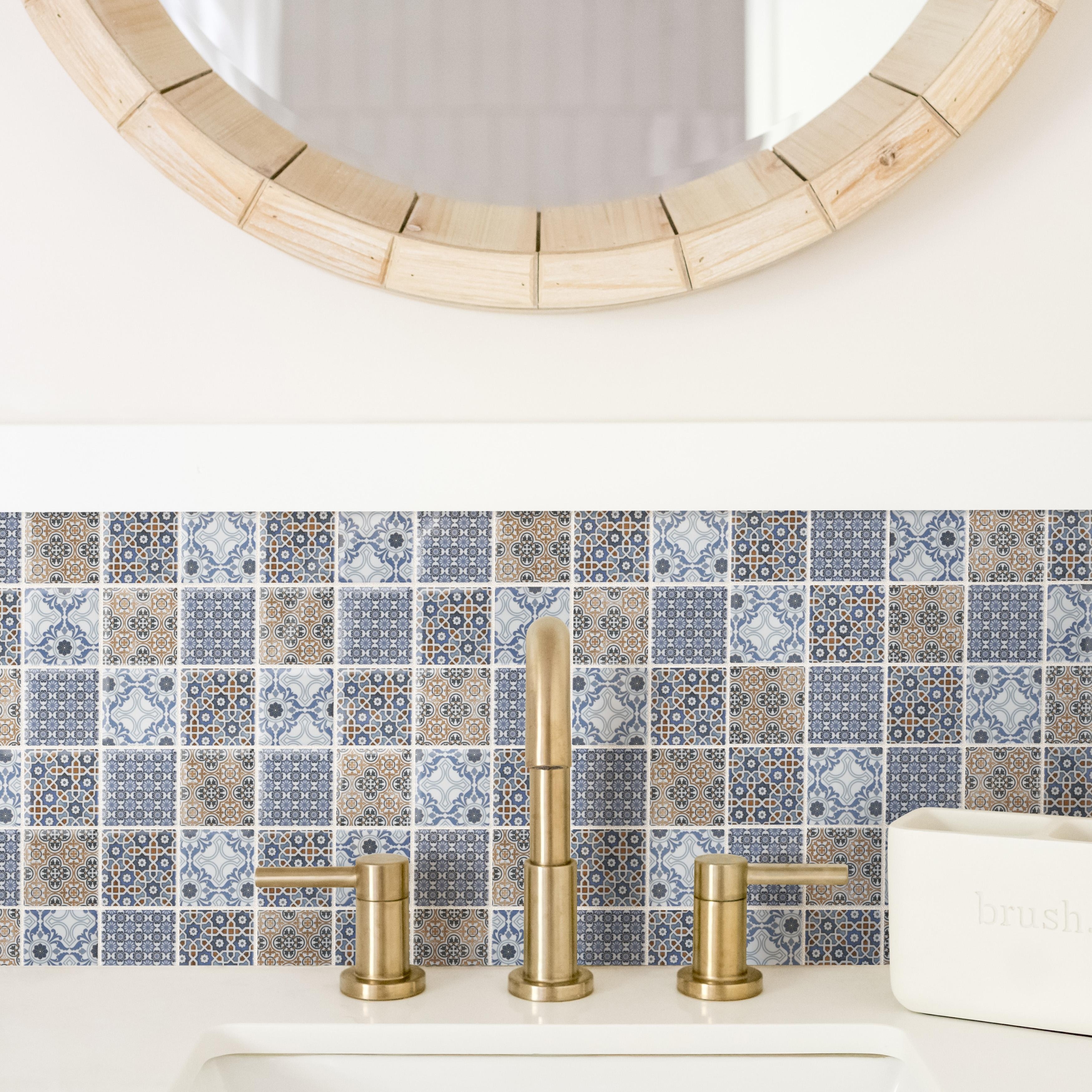 Merola Tile Classico 2" Square Mix 11-3/4" x 11-3/4" Porcelain Mosaic Floor and Wall Tile