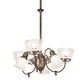 preview thumbnail 1 of 2, Meyda Tiffany 253212 Revival Gas and Electric 6 Light 27" Wide Antique Brass