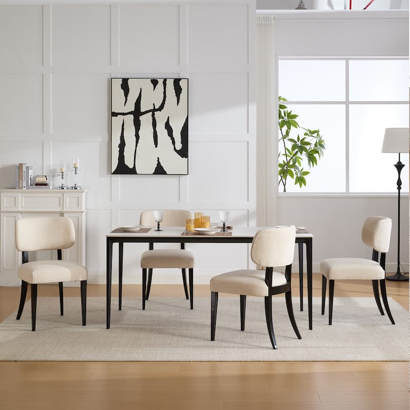 Wooden Dining Chairs Set of 2