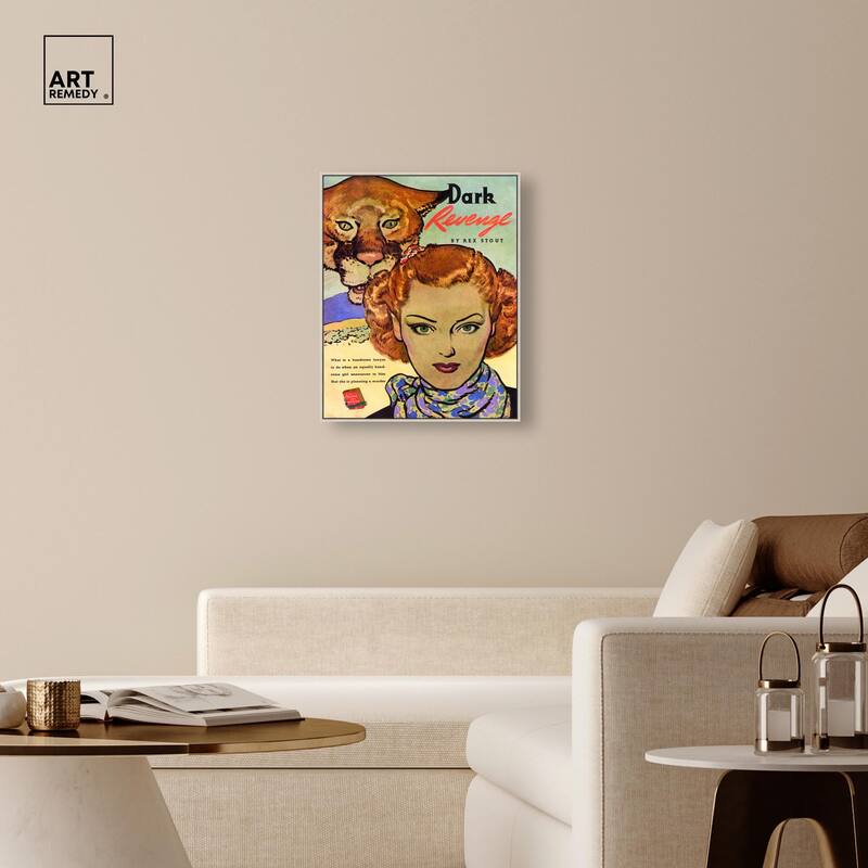 Dark Revenge Book 1939 Canvas by Art Remedy