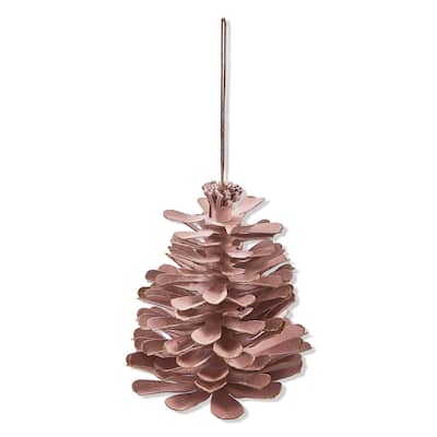 Lilac Paper Pinecone Decor - 5" Holiday Tree Ornaments, Purple Christmas Decor, Dust Clean, Perfect for Festive Touch