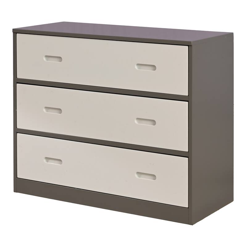 Furniture of America Cali Modern White Modular Twin Loft Bed with Nesting Desk, 3-Drawer Cabinet and Open Shelf