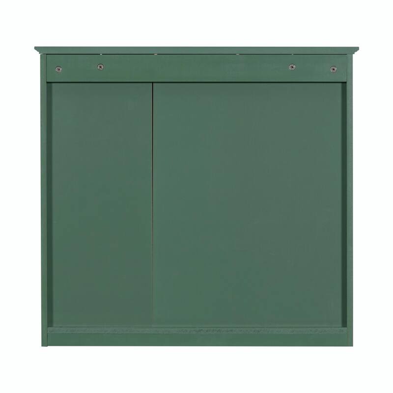 30" Bathroom Vanity with Mirror, Sink, and Storage Cabinet