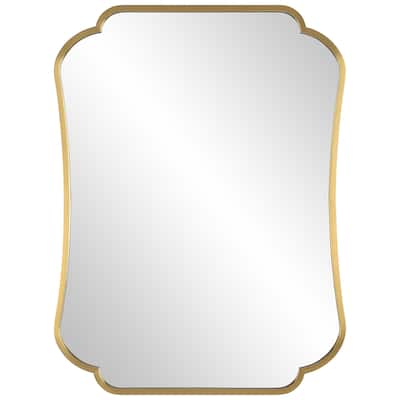Uttermost 09904 Athena 24" W x 32" H Rectangular Stainless Steel