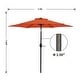preview thumbnail 31 of 73, Bonosuki 7.5ft Patio Umbrella Waterproof Sunshade Canopy