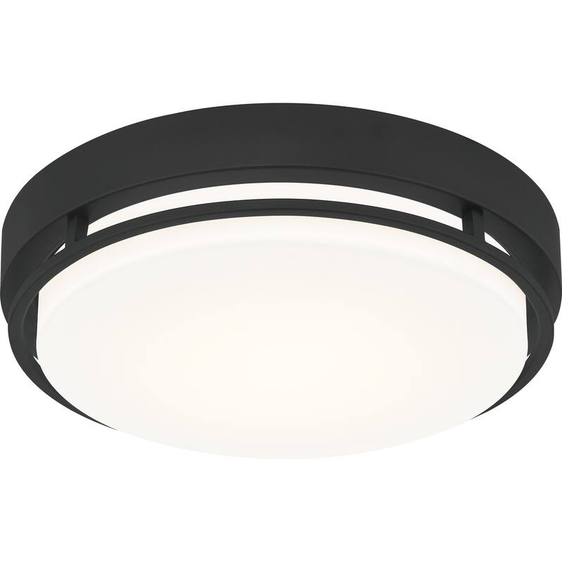 Hale Integrated LED Earth Black Flush Mount