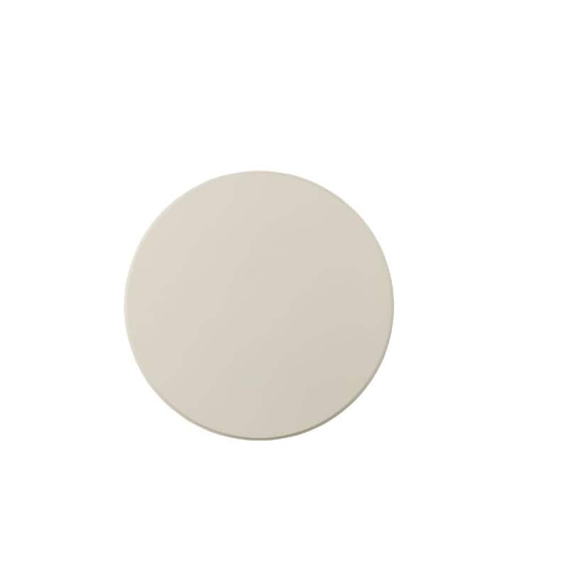22" Wooden Accent End Table Round Top with Pedestal Base Ideal for Living Room or Bedroom - 17"L x 17"W x 22"H