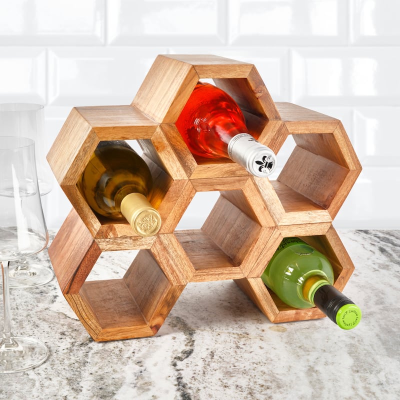 Mikasa Gourmet Basics Amara 6-Bottle Wine Rack - N/A