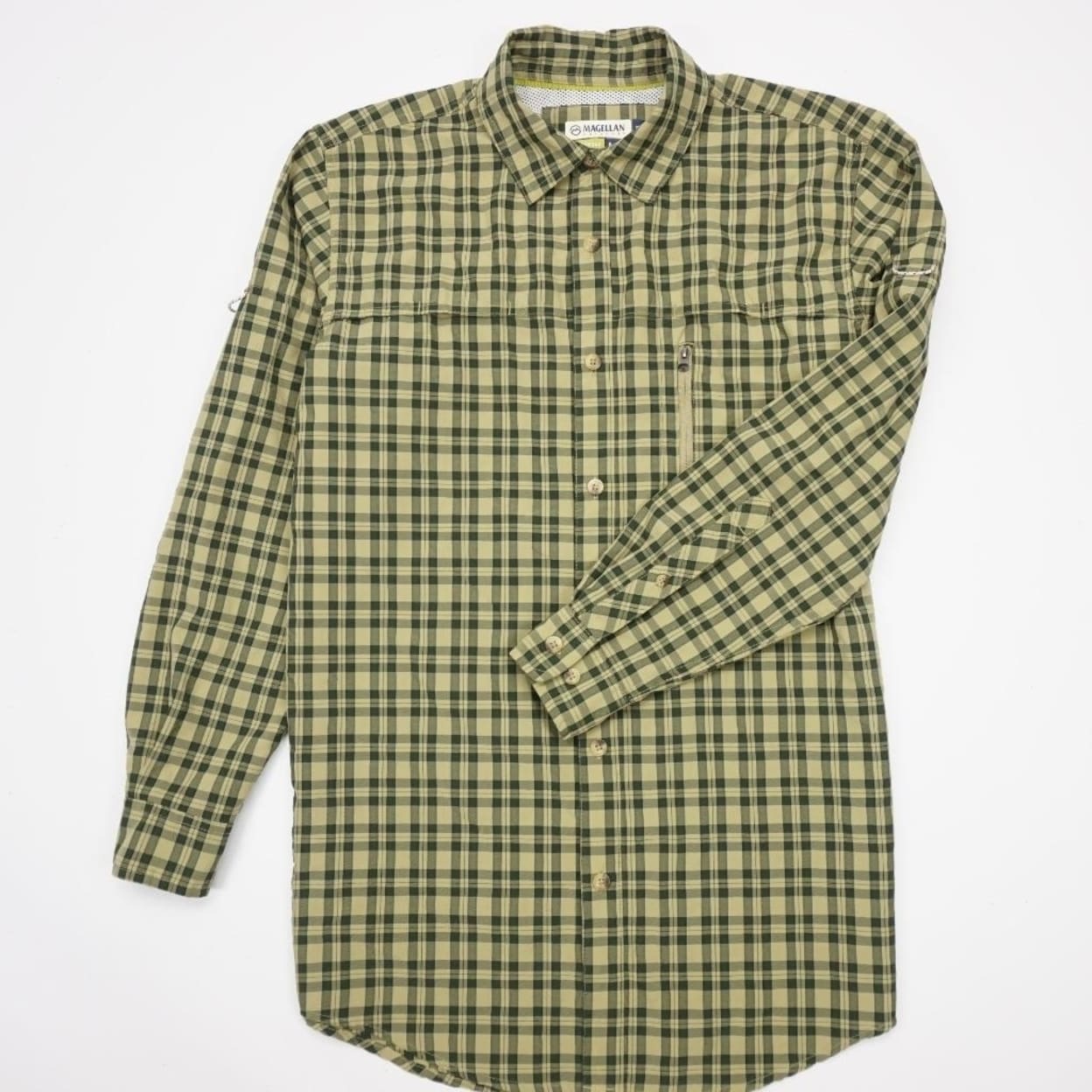 Shop Magellan Vented Loose Fit Button Front Hiking Fishing Shirt Mens S On Sale Overstock 23020678