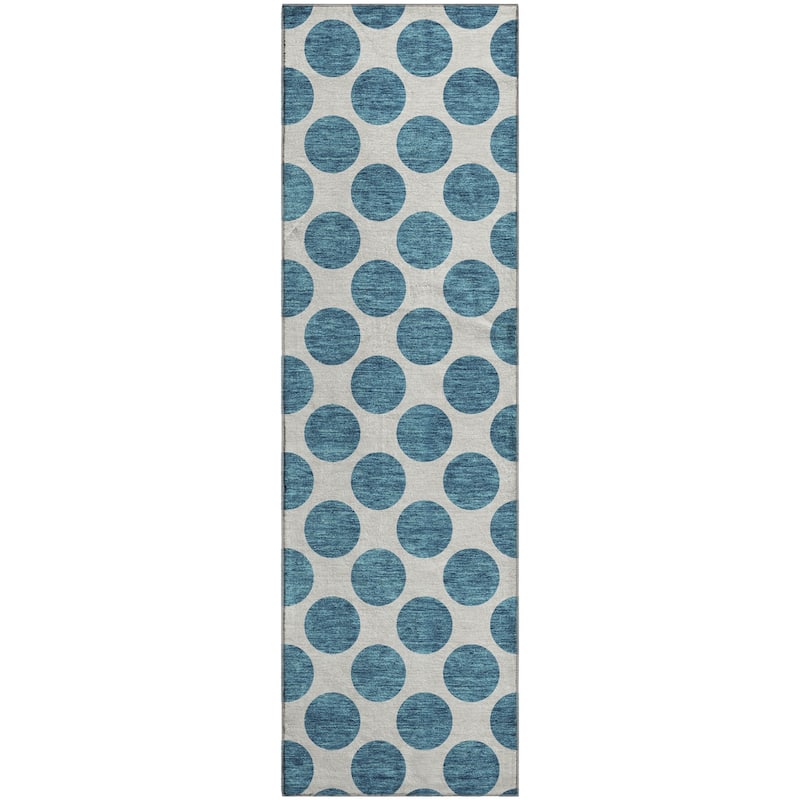 Premium Washable Super Soft Geo Dots Mayfield Rug