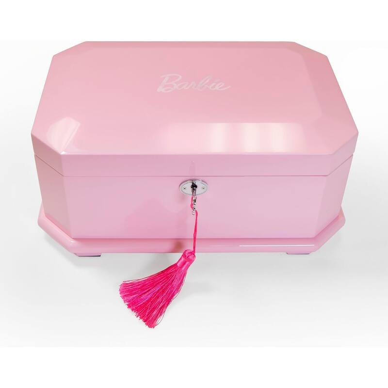 Barbie Limited Edition 65th Anniversary Wooden Jewelry Case - N/A