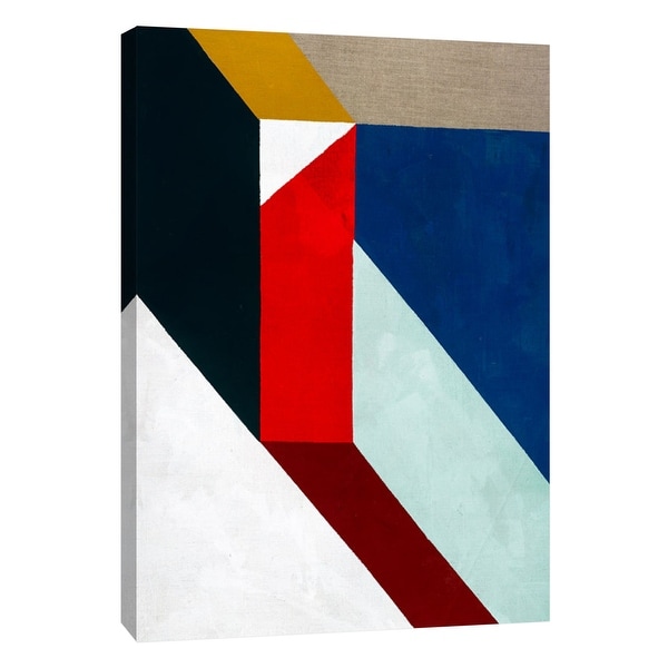 PTM Images 9-105123 PTM Canvas Collection 10" x 8" - "Primary Shapes 1" Giclee Abstract Art Print on Canvas