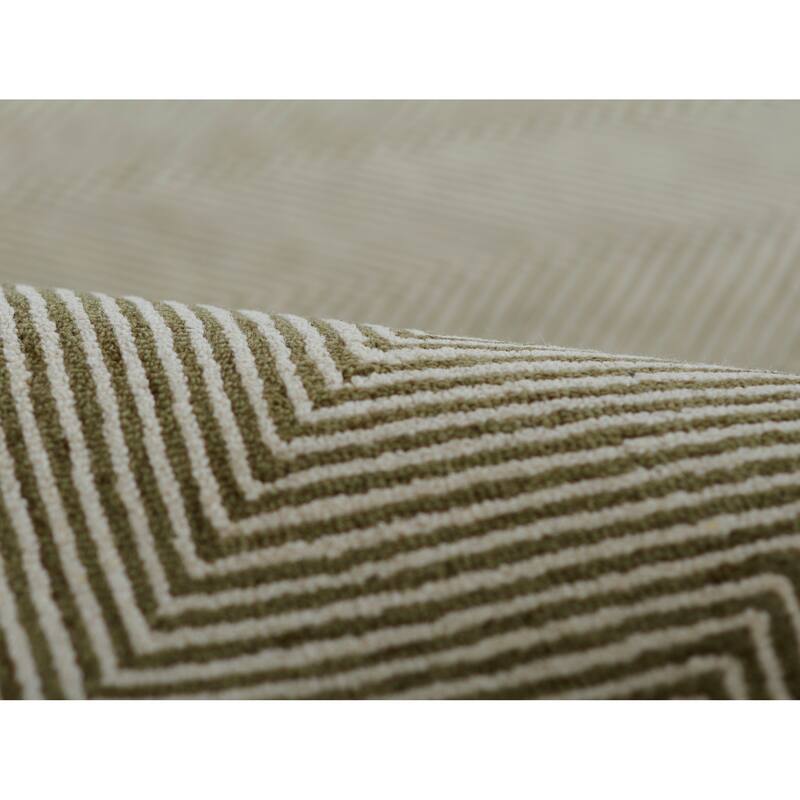 Momeni Charles Hand-tufted Wool Chevron Pattern Area Rug