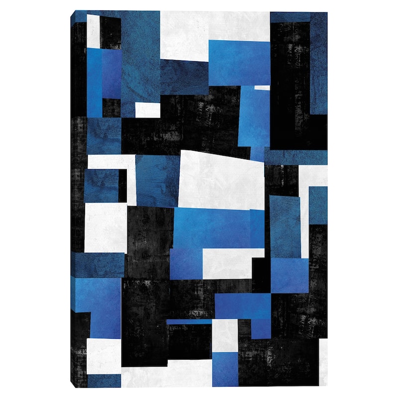 Blue Slice by Nikki Chu Canvas Art Print