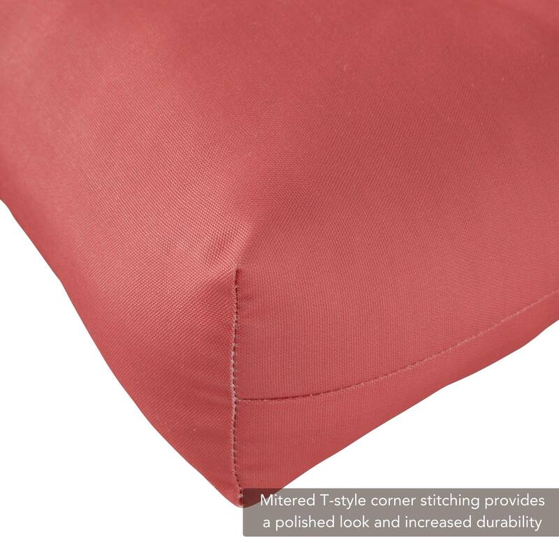 Outdoor 18-inch x 51-inch Polyester Bench Cushion (Cushion Only)