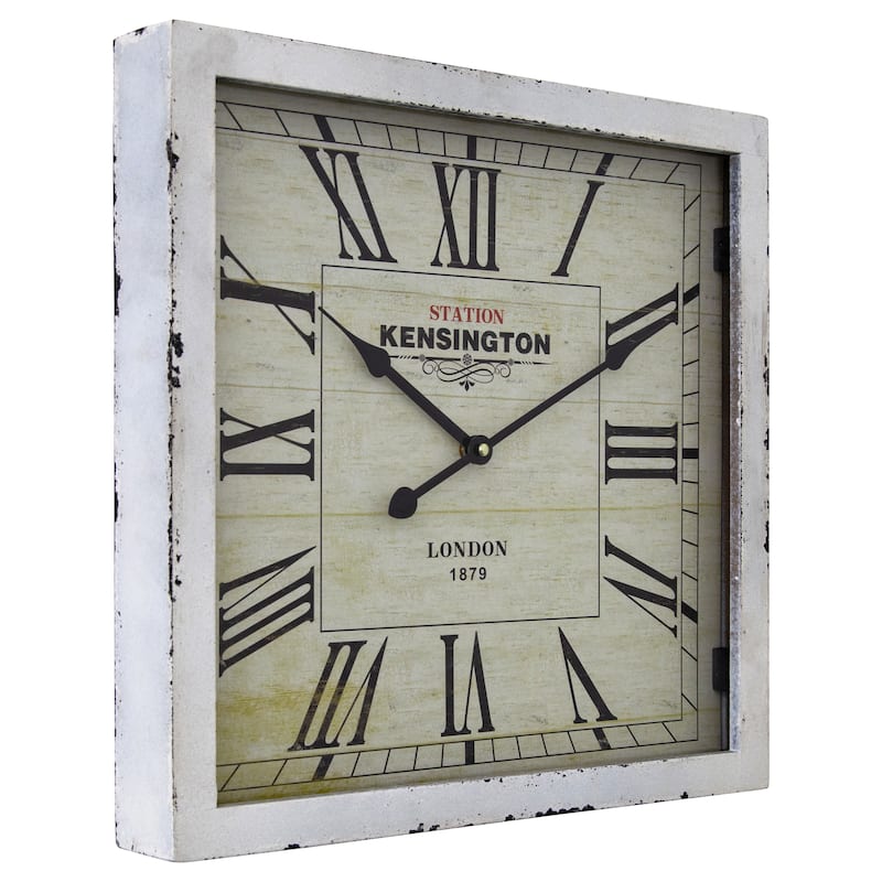 Yosemite Home Decor Square Skip Wall Clock