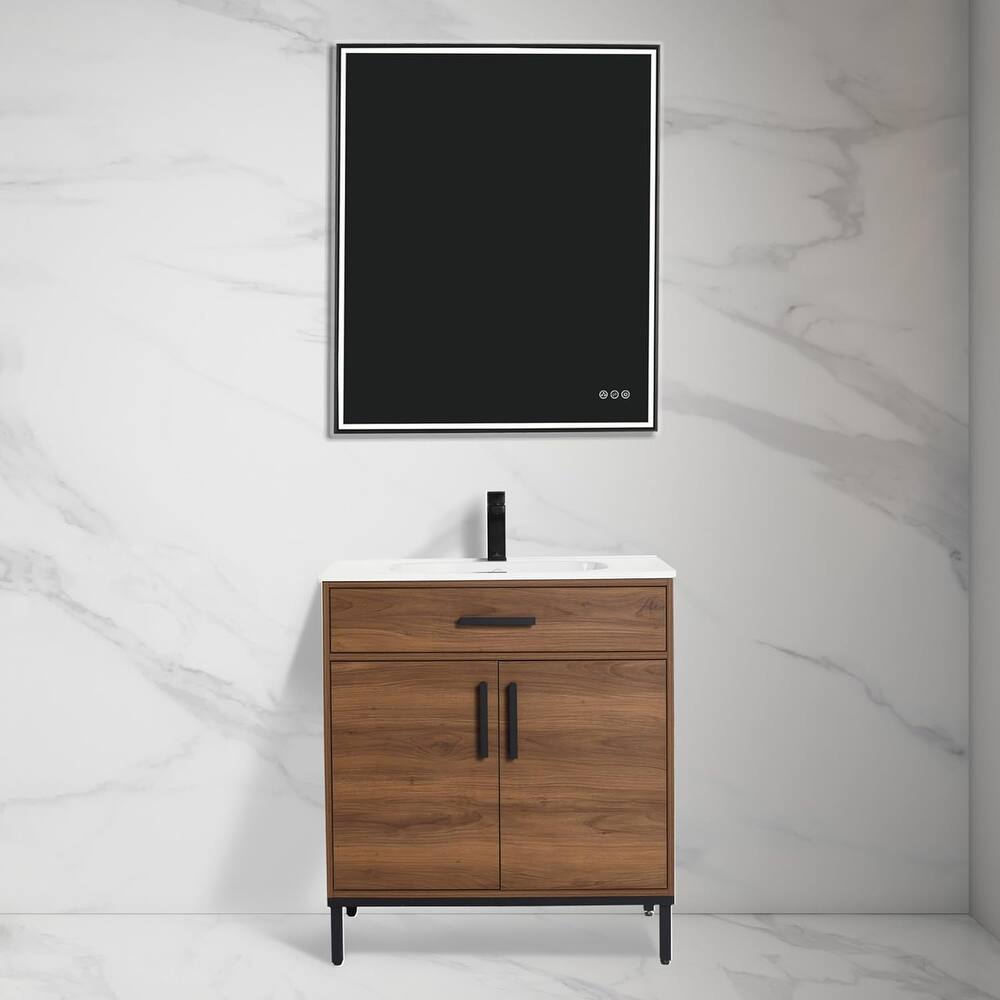 Blossom 48 Inch Freestanding Bathroom Vanity with SMC Sink All Wood