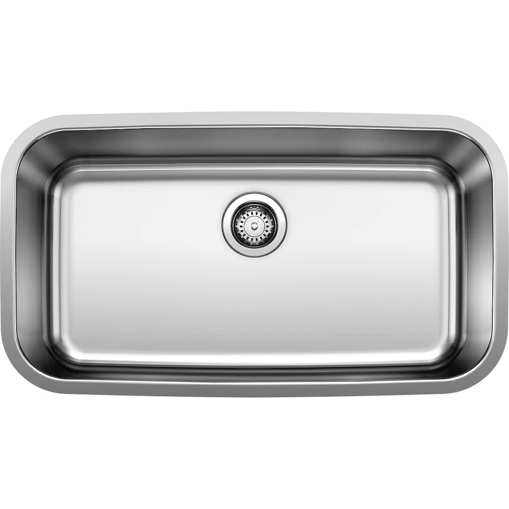 Blanco Stellar 28" Super Single Bowl Undermount Stainless Steel - Refined Brushed