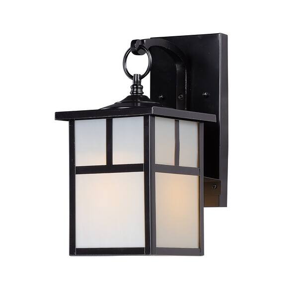 slide 2 of 3, Coldwater 6" Wide Aluminum Outdoor Wall Light Black