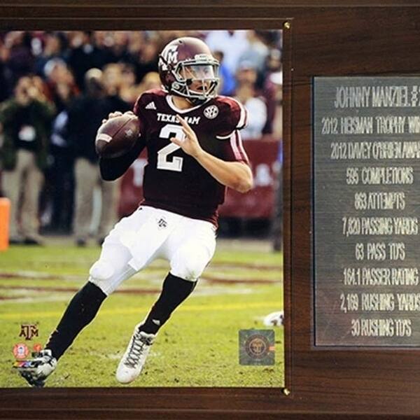 Shop Candicollectables 1215manzielst Ncaa Football 12 X 15 In