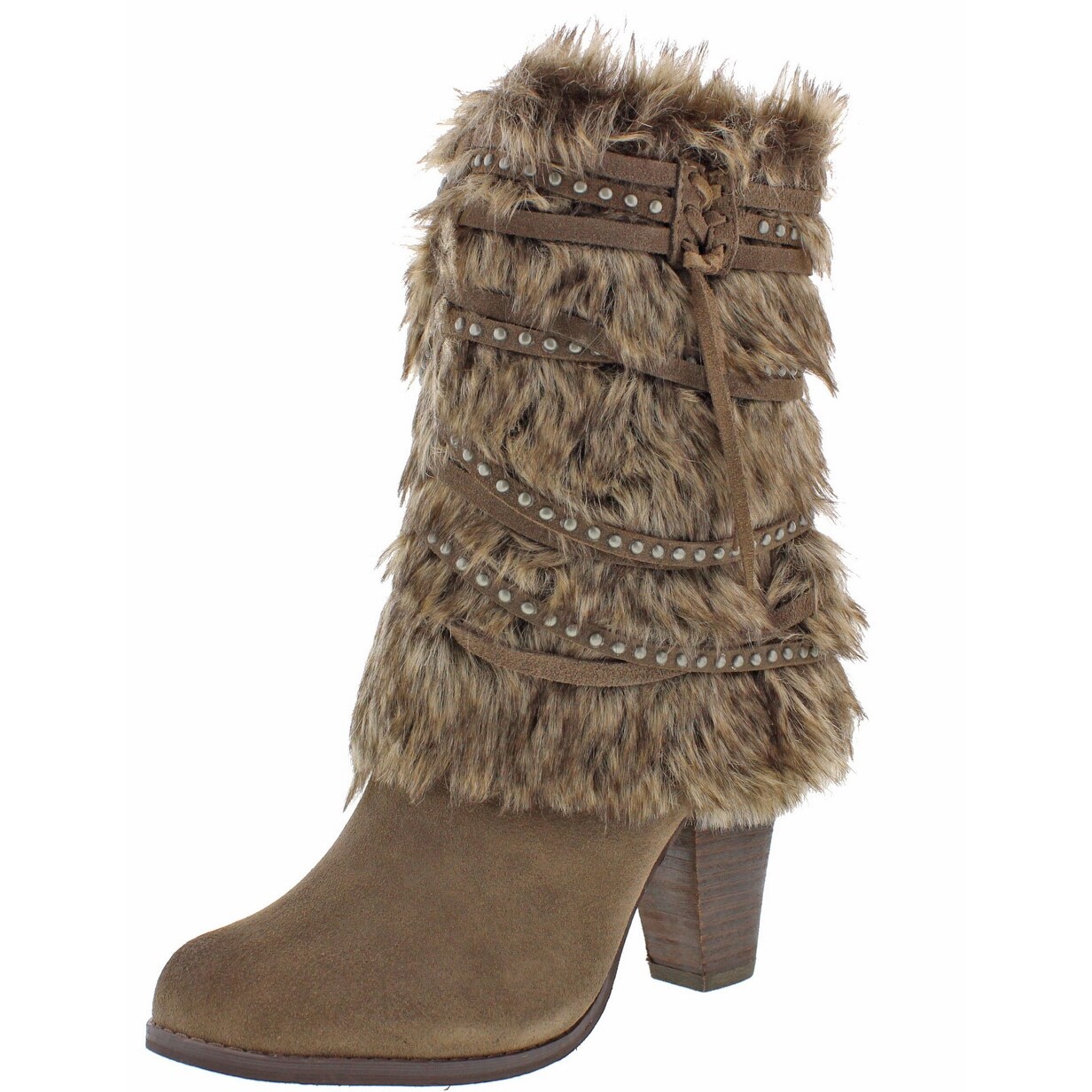 naughty monkey studded boots