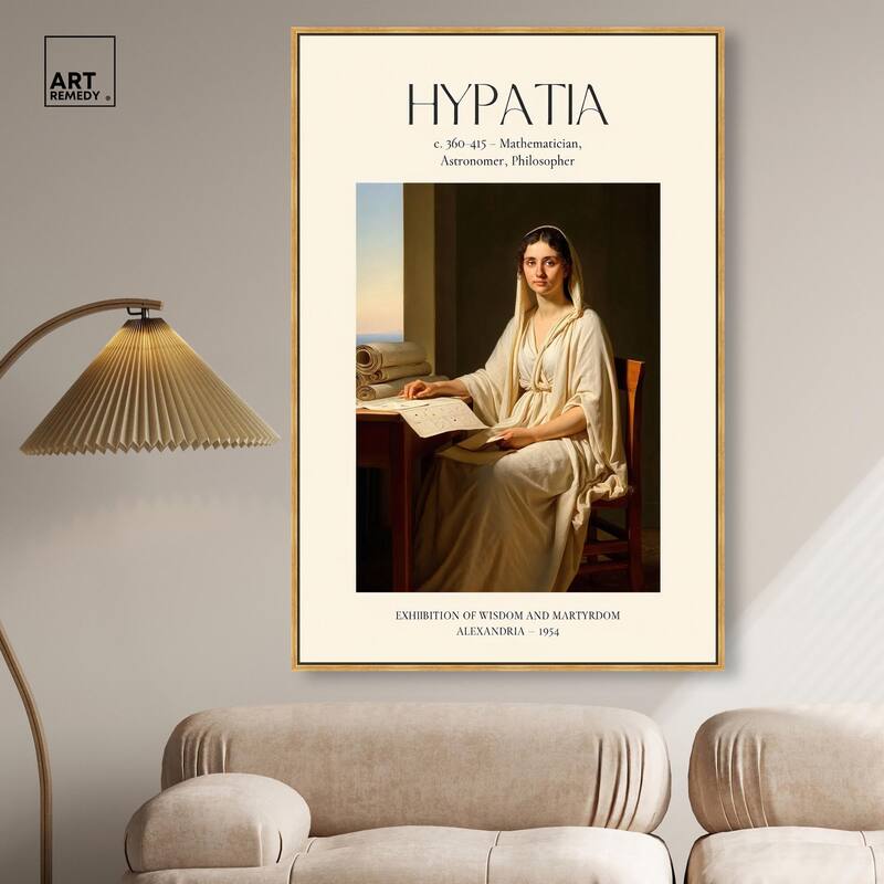 Philosopher of Alexandria Canvas by Art Remedy