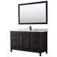 Option Dark Espresso / White Carrara Marble Top / Matte
