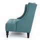 preview thumbnail 3 of 7, Leora Contemporary Tufted Wingback Loveseat by Christopher Knight Home