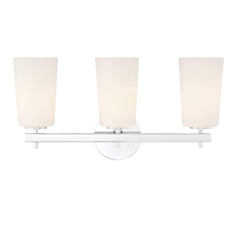 Colton 3 Light Polished Chrome Wall Mount - 23.7'' W x 11.50'' H