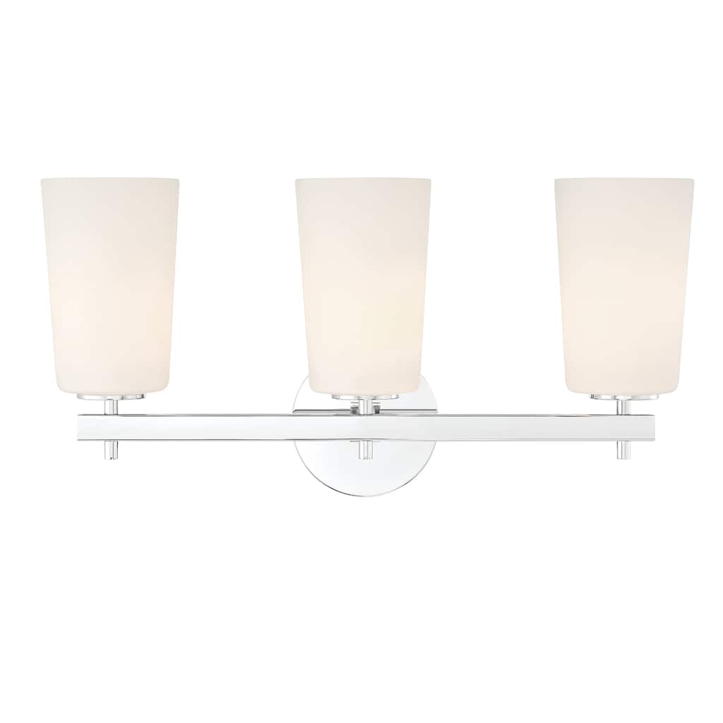Colton 3 Light Polished Chrome Wall Mount - 23.7'' W x 11.50'' H