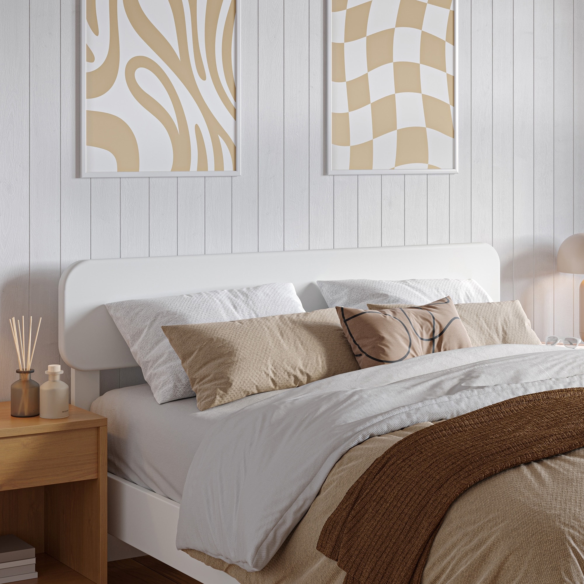 Florence Solid Wood Headboard