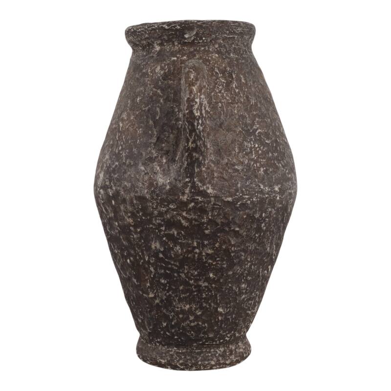 Pottery Paper Mache Vase Casual Mixed Material Handcrafted