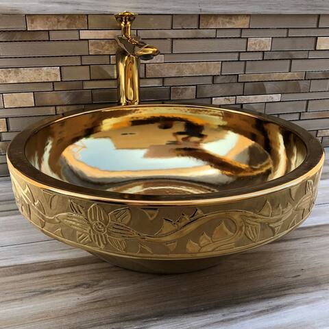 Dorado Golden Imperial Vessel Sink