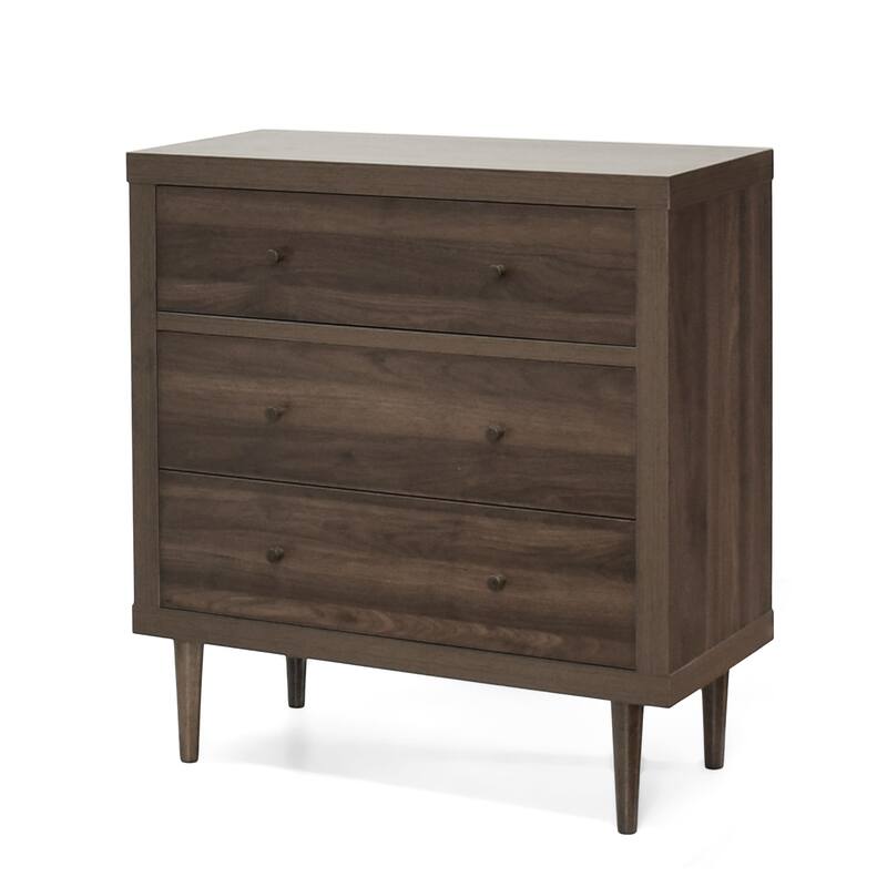 3-Drawer Bachelors Chest, Storage Cabinet for Entryway, Living Room, Bedroom
