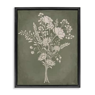 Stupell Wildflower Impression Bundle Framed Floater Canvas Wall Art Design By Cat Thurman Designs