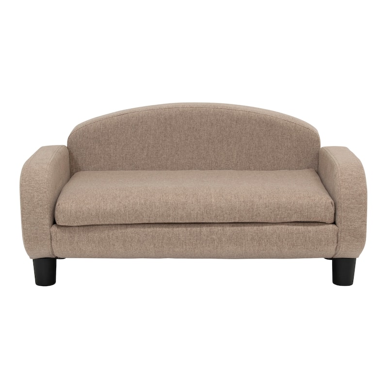 Paws & Purrs Modern Pet Sofa Bed Low-Back Lounger for Dogs & Cats – Removable Washable Mattress Cover